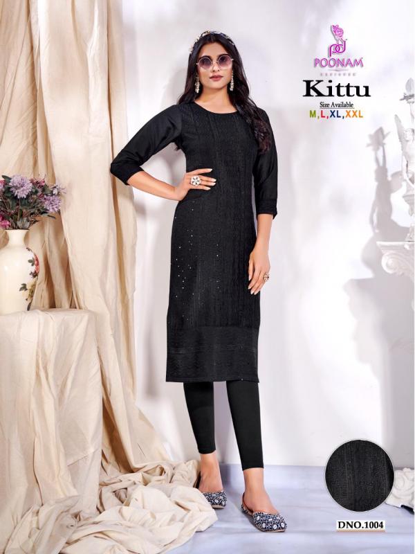 Poonam Kittu Silk Fancy Designer Kurti Collection